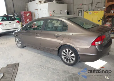 2009 Honda Civic Ex-L from USA, damaged, VIN 1HGFA169X9L006792